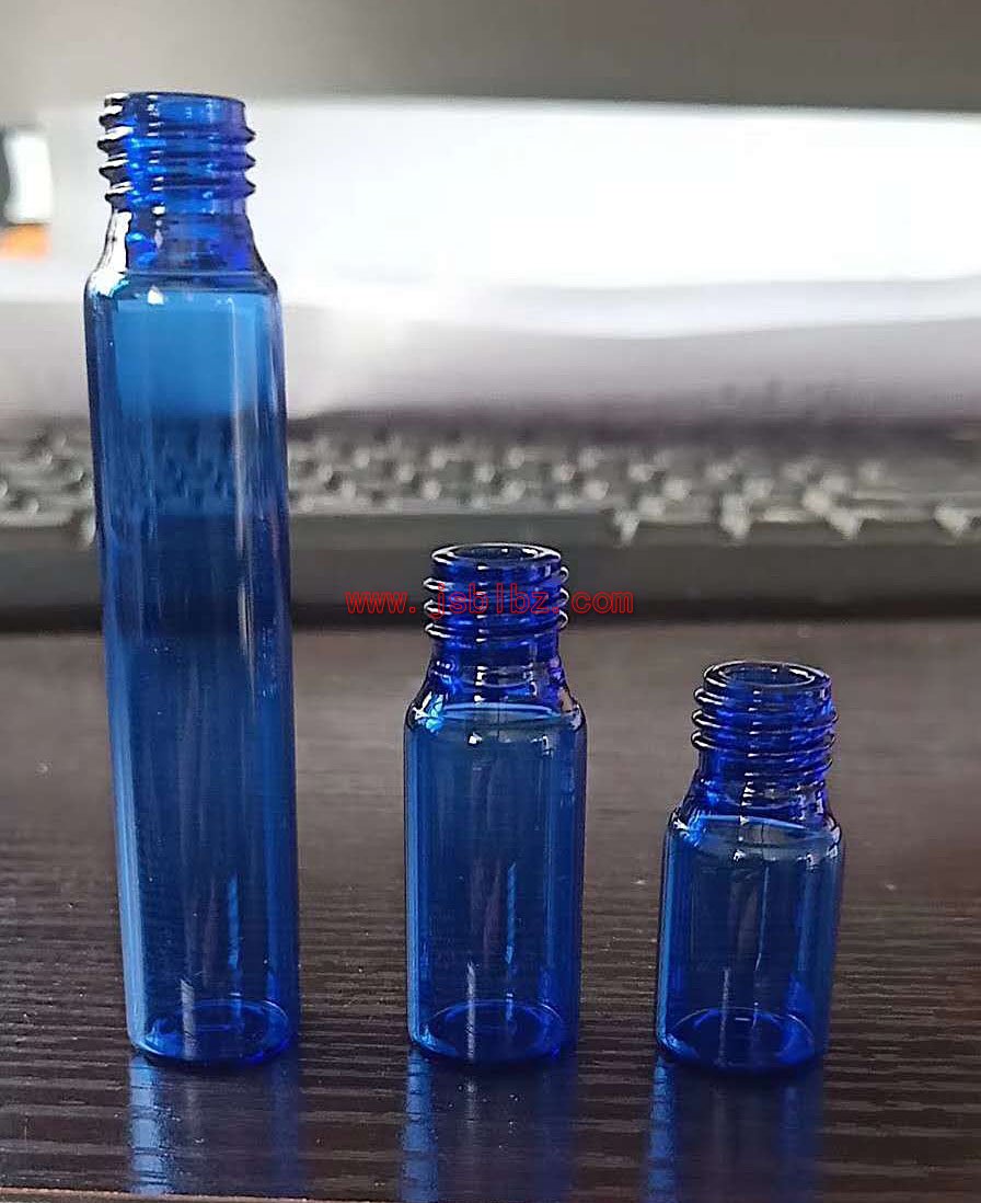 管制瓶廠家,藍色管制瓶,藍色拉管瓶,藍色走珠瓶,藍色玻璃瓶